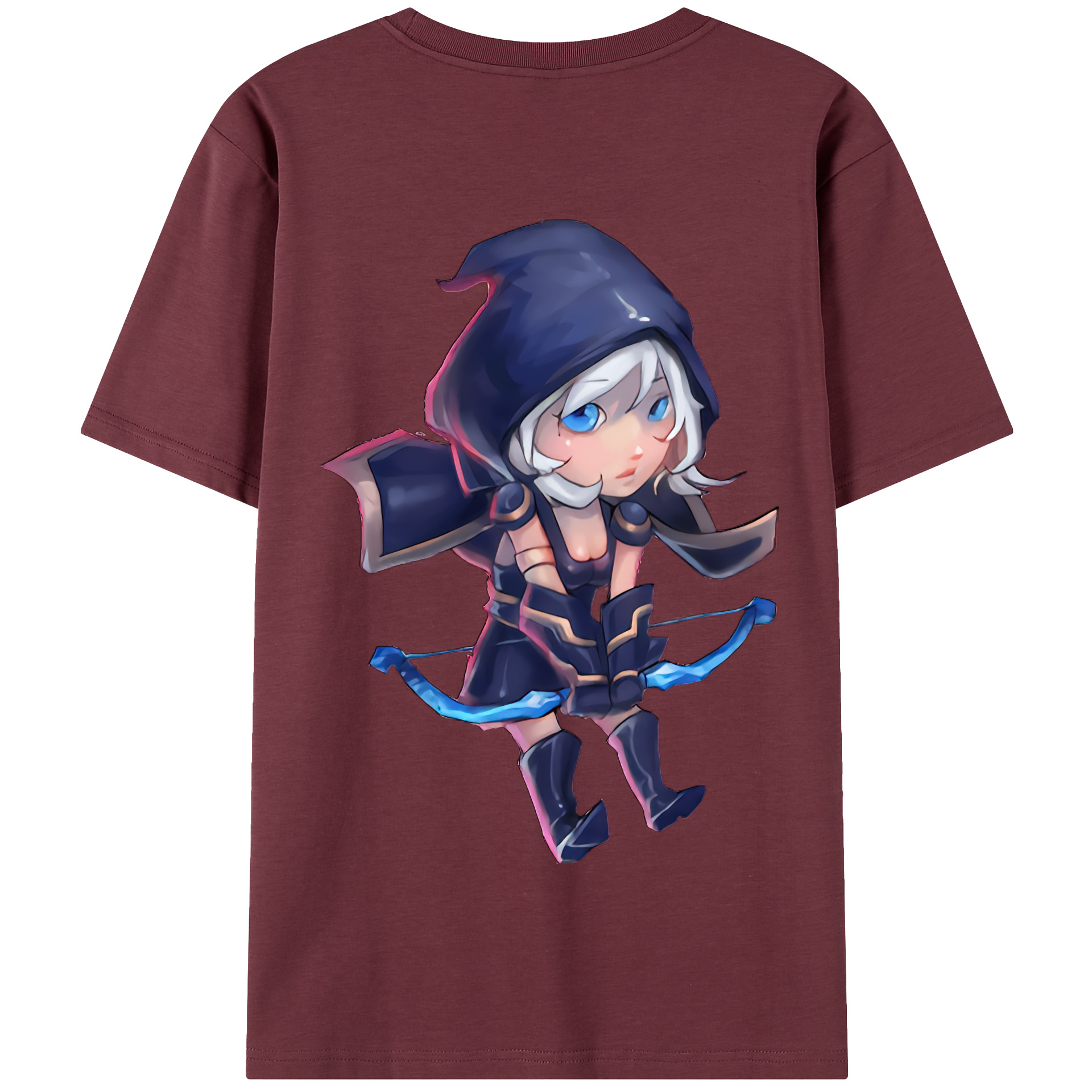 リーグ・オブ・レジェンド League of Legends LOL 綿100％半袖Tシャツ（背面プリント）